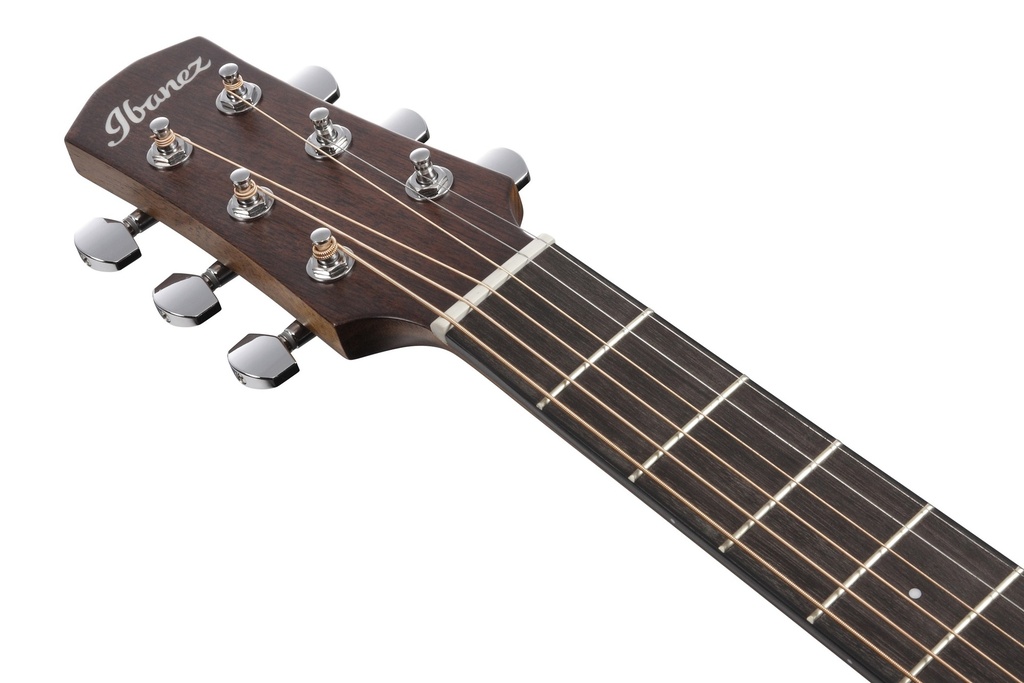 Ibanez Advanced Auditorium 6-String Acoustic-Electric Guitar (Transparent Charcoal Burst Low Gloss)