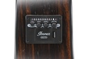 Ibanez Advanced Auditorium 6-String Acoustic-Electric Guitar (Transparent Charcoal Burst Low Gloss)