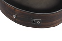 Ibanez Advanced Auditorium 6-String Acoustic-Electric Guitar (Transparent Charcoal Burst Low Gloss)