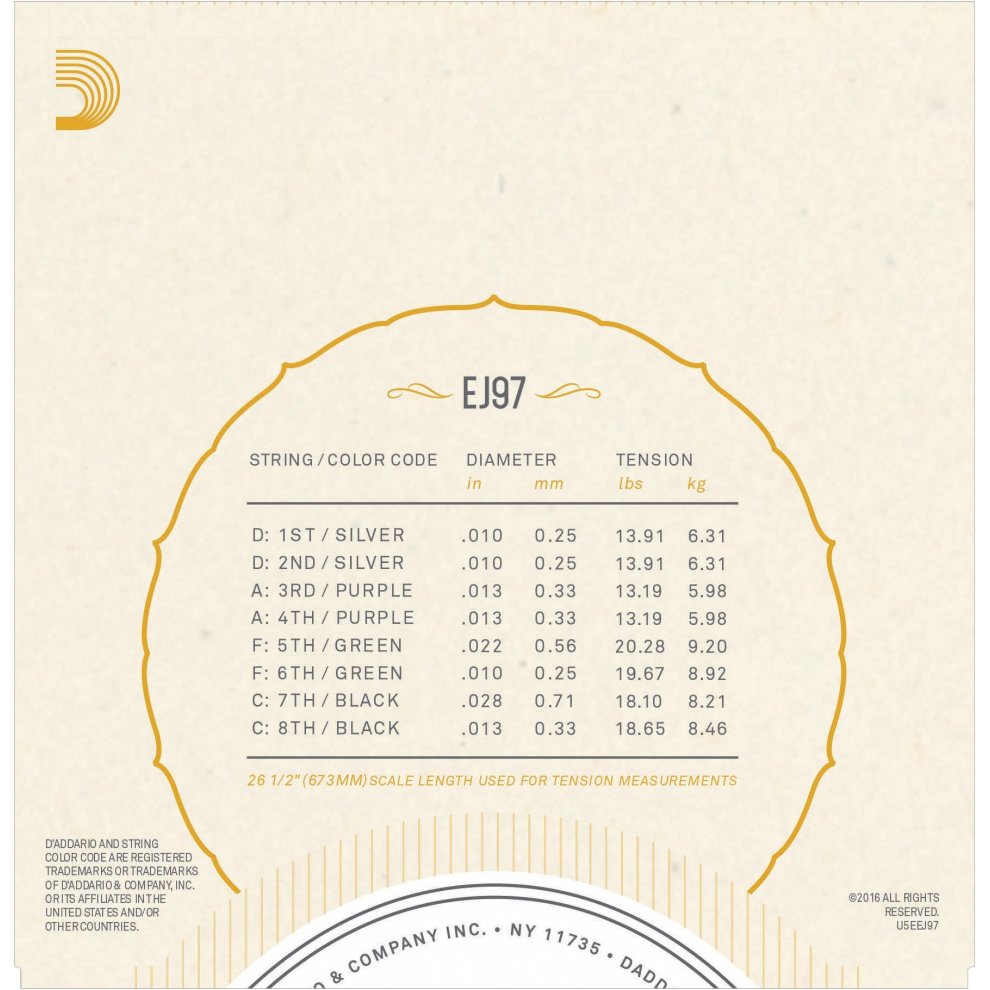 D'Addario EJ97