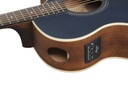 Ibanez Grand Auditorium 6-String Acoustic-Electric Guitar (Dark Tide Blue Flat)