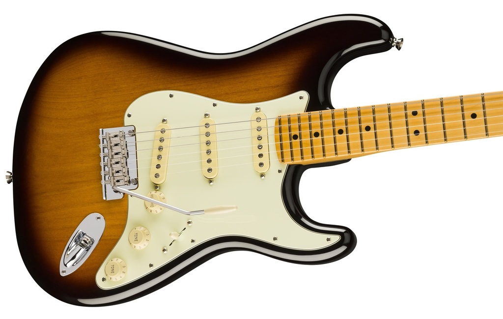 Fender American Pro II Stratocaster 6-String Guitar with Maple Fingerboard (2-Color Sunburst)