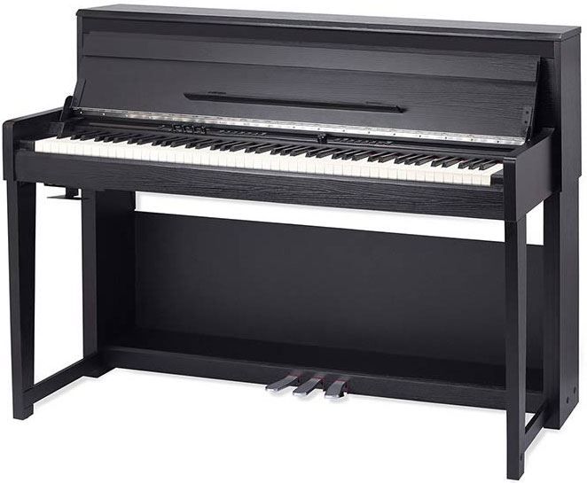 Medeli - digital home piano, 88 keys graded hammer action, triple sensor (K8), 2 x 40 watt - black satin