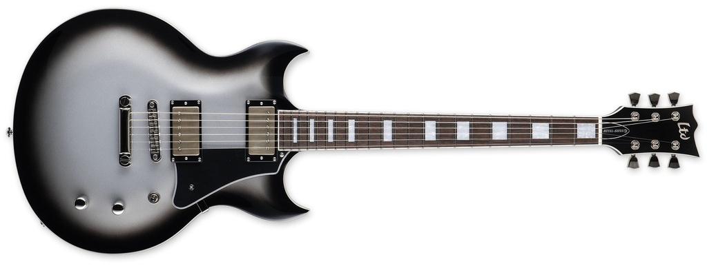 LTD - Bill Kelliher Signature Royal Shiva Guitar - Silve...