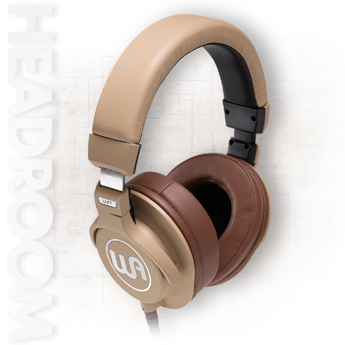 Warm Audio - WAHRT, Tan HeadRoom closed-back headphone