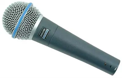 Shure BETA 58A Professional Studio Supercardioid Dynamic Vocal Mic Microphone