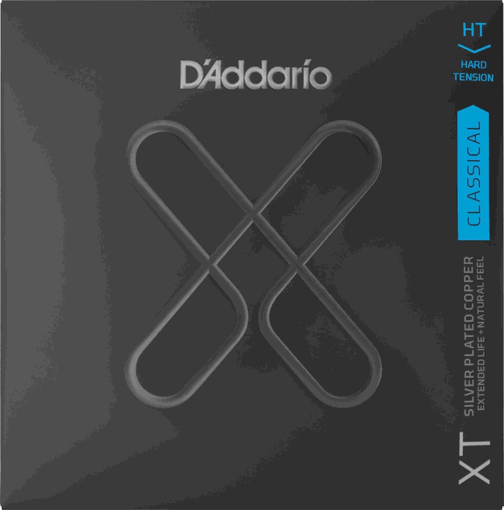 D Addario XTC46 XT Classical Guitar Strings Silver Plated Copper  Hard Tension