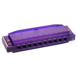HOHNER Harmonica, Translucent Harp, C, violet