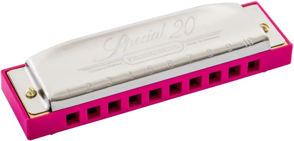 HOHNER Mondharmonica, Special 20 Progressive, C, Roze
