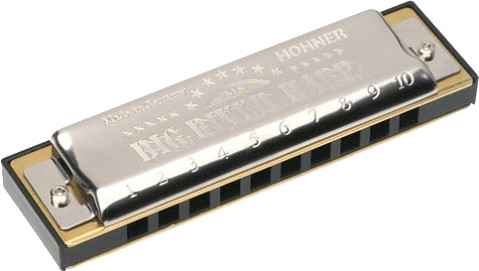 HOHNER Mondharmonica, Big River Harp MS, B