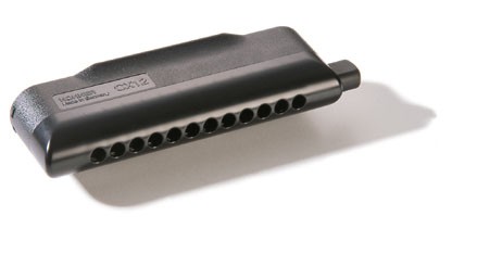 HOHNER Mondharmonica, CX-12, Zwart, Bb