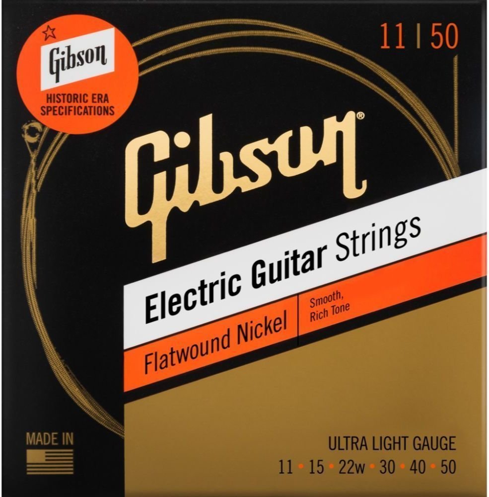 GIBSON - Flatwound Electric Guitar Strings 011-050