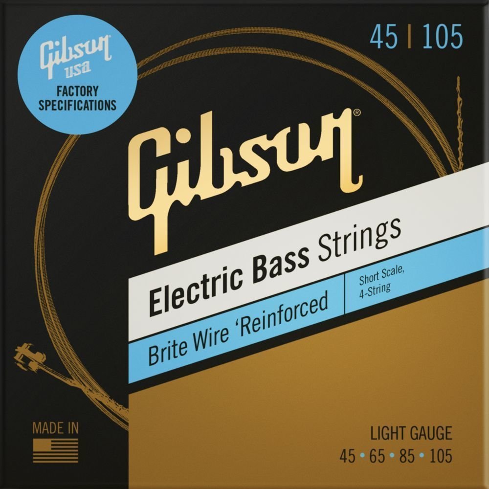 Gibson Brite Wire Bass Strings Short Scale Light