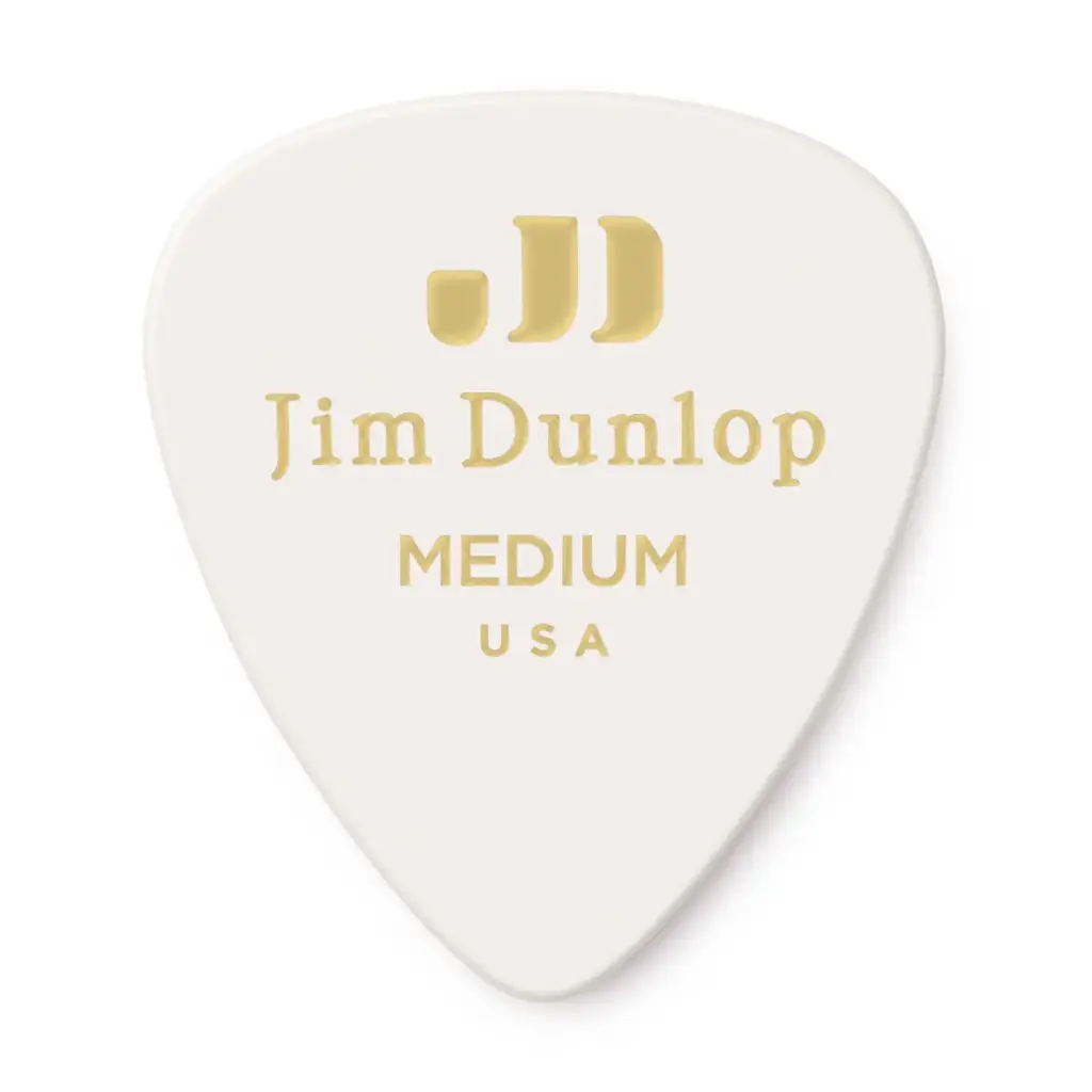 Dunlop - CELLULOID WHITE PICK MEDIUM