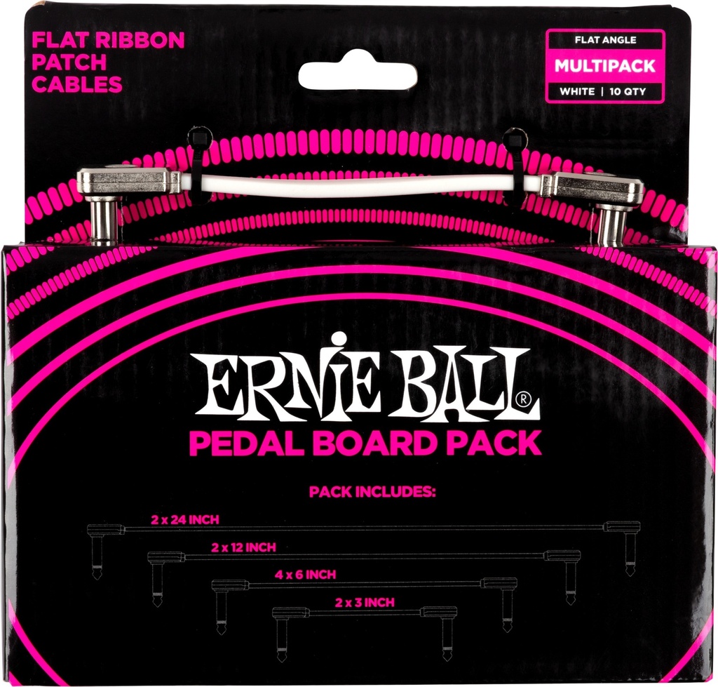 Ernie Ball - Flat Ribbon - Multipack - haaks dun & plat