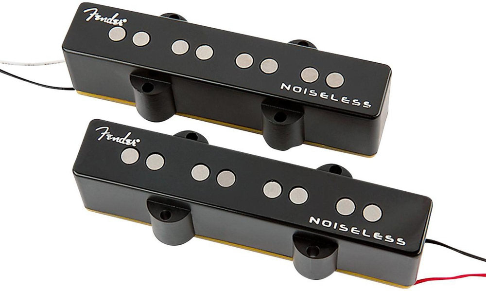 Fender - Gen 4 Noiseless Jazz Bass Set Black Bass Pick-up
