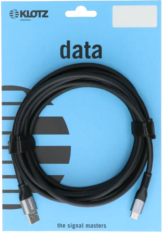 KLOTZ - USB 3.1 super speed cable USB A - USB C