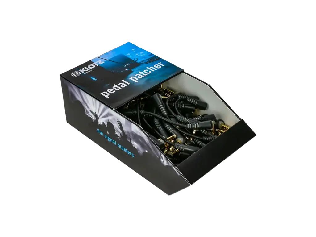 KLOTZ - patch cable with angled jacks - PER STUK