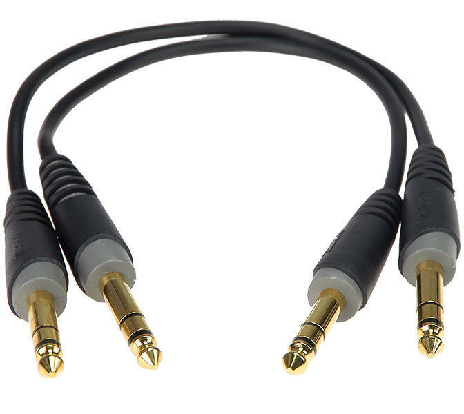 Klotz - AB-JJ0090 Black Patchcord - 90 Cm / Straight - Straight
