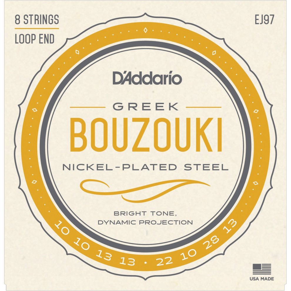 D'Addario - Bouzouki, 8-String, Greek, Nickel