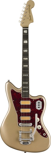 [0140701344] Fender - Gold Foil Jazzmaster, Ebony Fingerboard, Shoreline Gold...