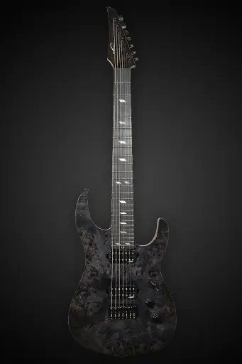 [N7SS-BLK] Legator Guitars - Ninja Super Shred 7-string Std-scale - Black Burl