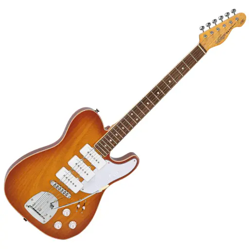 [VRBT72HB] Vintage - REVO Series Trio Electric Guitar - Honeyburst
