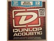 [DAB1254] Dunlop DAB1254 80/20 Light Acoustic  6-String Guitar Set  012-.054