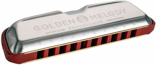 HOHNER Harmonica, Golden Melody Progressive, B