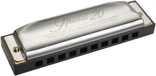 HOHNER Mondharmonica, Special 20 Progressive, C, kleine doos