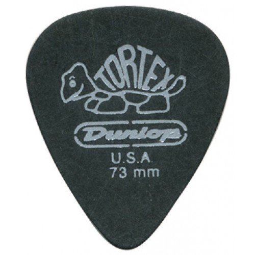 [488P073] Dunlop - Pitch Black  .73mm  12/Player S Pack 12 Pack Pitch .73mm