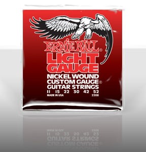 ERNIE BALL - 2208 - El. Gitaarsnaren - Light Gauge 011/052