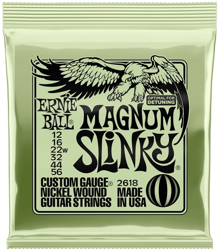 [CEB 2618] Ernie Ball Magnum Slinky Nickel Wound Electric Guitar Strings 12 - 56 Gauge