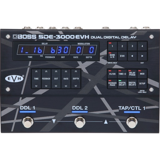[SDE-3000-EVH] Boss SDE-3000EVH Dual Digital Delay Effect Pedal