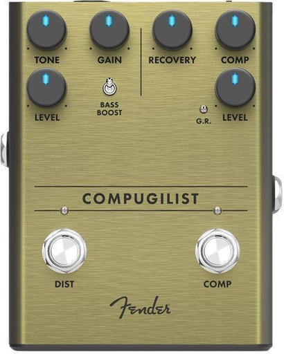 [0234551000] Fender - Compugilist Compressor/Distortion Guitar Effects Pedal