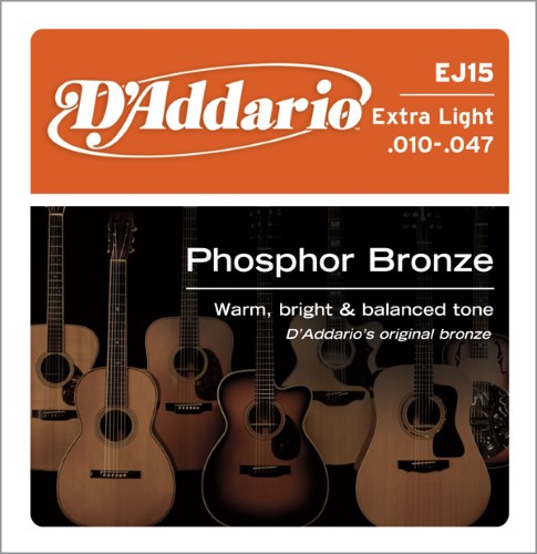 [EJ15] D'Addario - EJ15 Pho Bronz Aco Gtr Strings X Lite