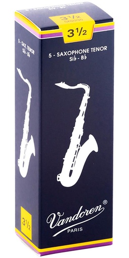 [SR2235] Vandoren SR2235-U Tenor Saxophone Traditional Reeds - Strength No.3.5