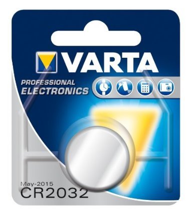 [CR2032] Varta Lithium Button Cell Battery CR2032 | 3 V DC | 220 MAh | 1-Blister | Silver