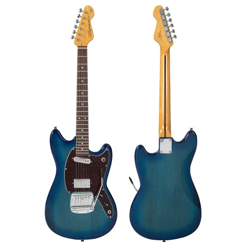 [VRCT45BL] Vintage - REVO Series 'Colt' HS Duo Electric Guitar ~ Blueburst