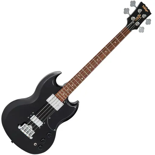 [VS4BK] Vintage - VS4 ReIssued Bass Guitar ~ Boulevard Black