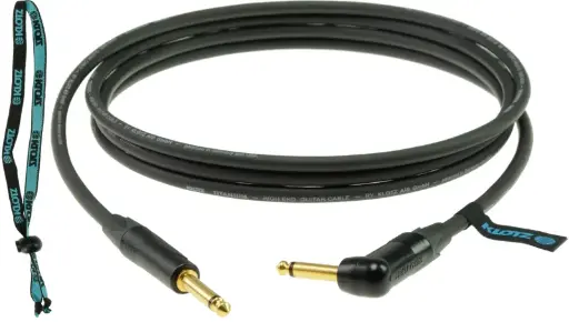 [TI-0450PR] KLOTZ - TITANIUM supreme guitar cable - 4.5M - straight/angled