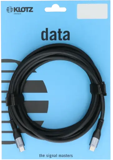 [USB-CC-2.0] KLOTZ - USB 3.2 super speed cable USB C - USB C