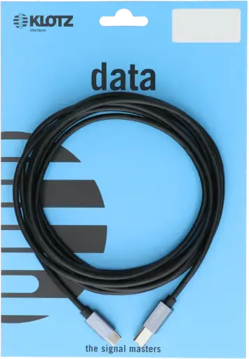 [USB-CB-2.0] KLOTZ - USB 2.0 high speed cable USB C - USB B - 2M