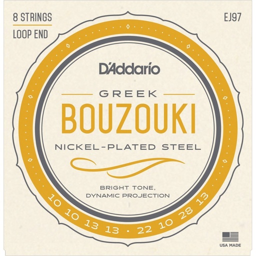 [EJ97] D'Addario - Bouzouki, 8-String, Greek, Nickel