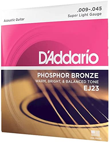 [EJ23] D'Addario - EJ23 Phosphor Bronze Acoustic Guitar Strings 