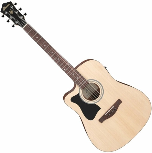 [V40LCEOPN] Ibanez - V40LCE-OPN Open Pore Natural Electro-acoustic Guitar - LEFT