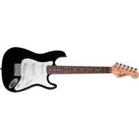 [0370121506] Squier - Mini Stratocaster V2 SSS Beginner Electric Guitar, Black