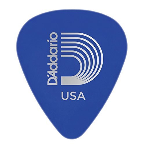 [1DBU5-10] D'Addario - Planet Waves 10 Standard Guitar Picks - Duralin Blue  Medium/Heavy